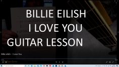 Billie eilish – I Love You Tab