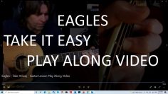 Thumb Nail For Take It Easy Play Along Video