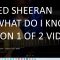 Ed -Sheeran – What Do I Know – Thumb Nail